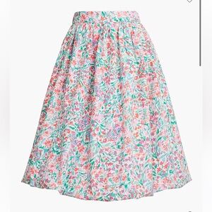 Bubble skirt in bright spearmint multi